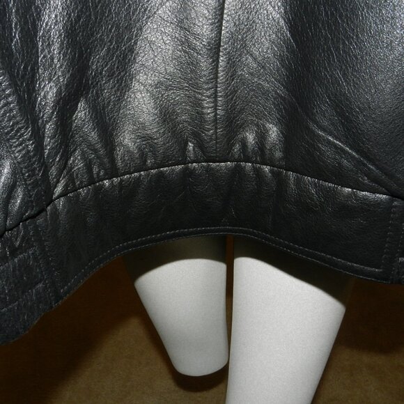 Wilsons Leather Vintage Black Leather Thinsulate Bomber Jacket Men's Size Medium - Picture 8 of 15